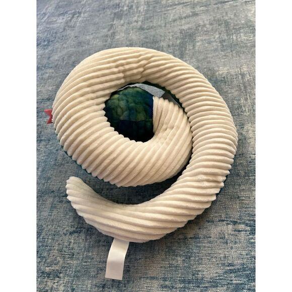 NWT! Hug Me Zoo Pals Plush Coiled Snake Blue Green - Picture 4 of 6